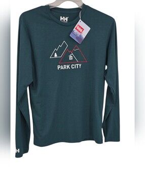 New Helly Hansen Park City Long Sleeve Shirt Small